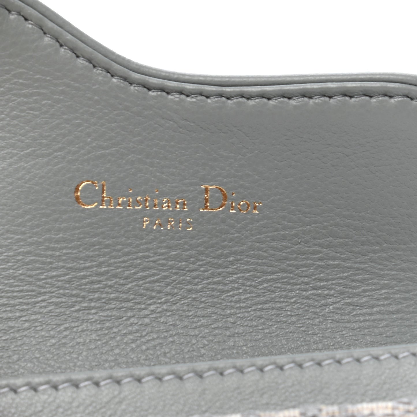 Oblique Saddle Card Holder Gray