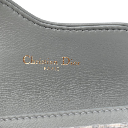 Christian Dior Oblique Saddle Card Holder Gray 6 of 8