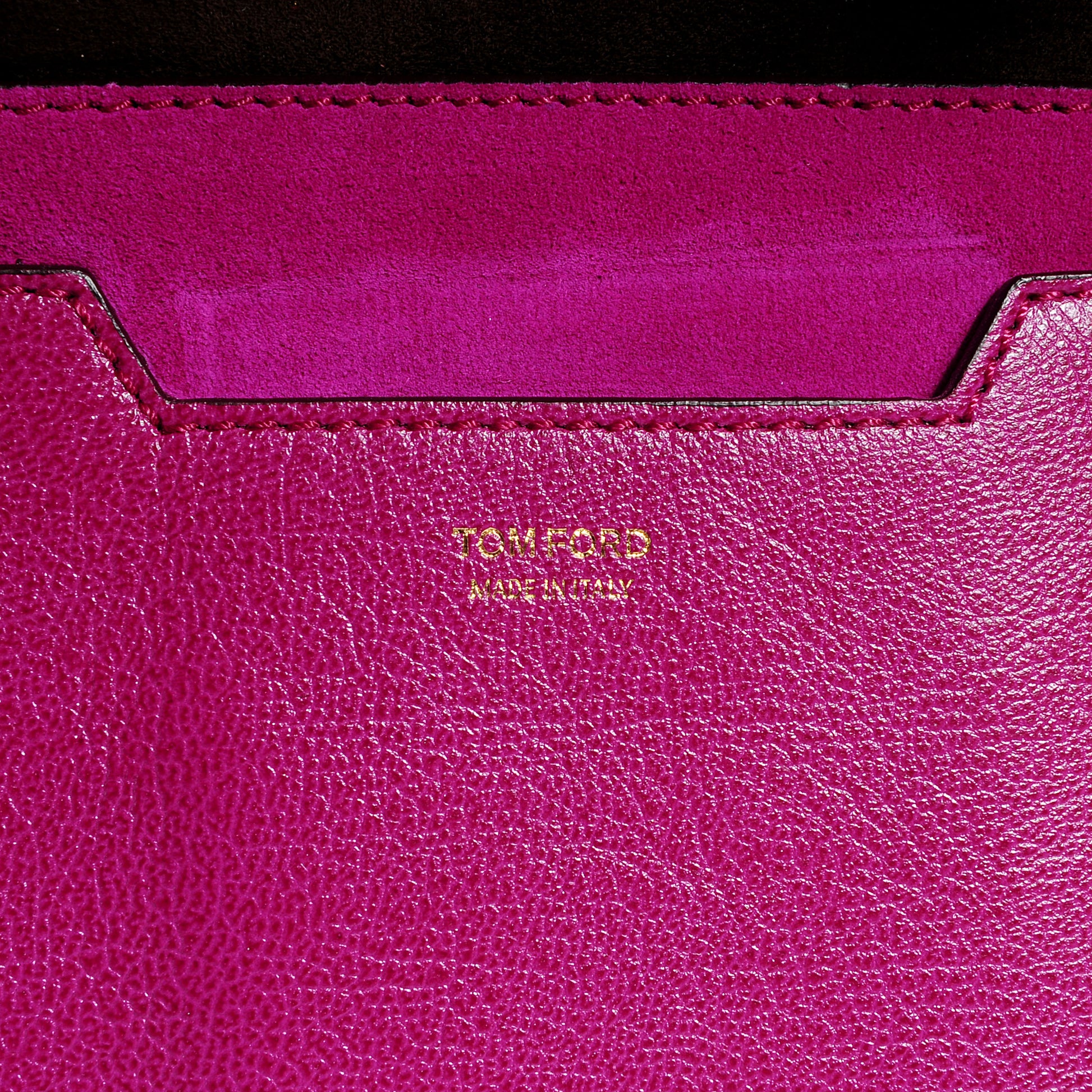 Tom Ford Suede Jennifer Mini Crossbody Magenta 7 of 9