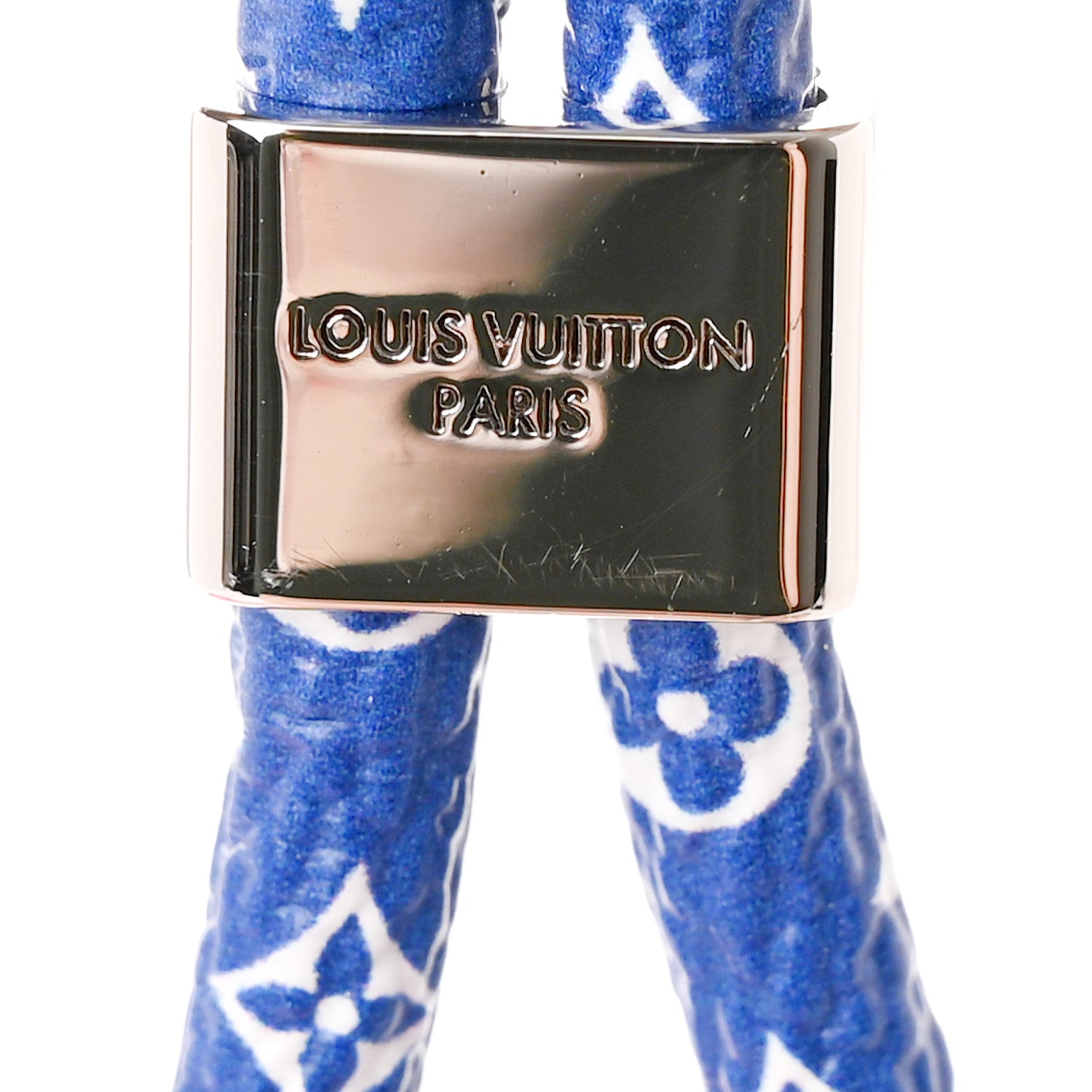 Louis Vuitton Monogram Silicone Louise Phone Holder Blue 6 of 7