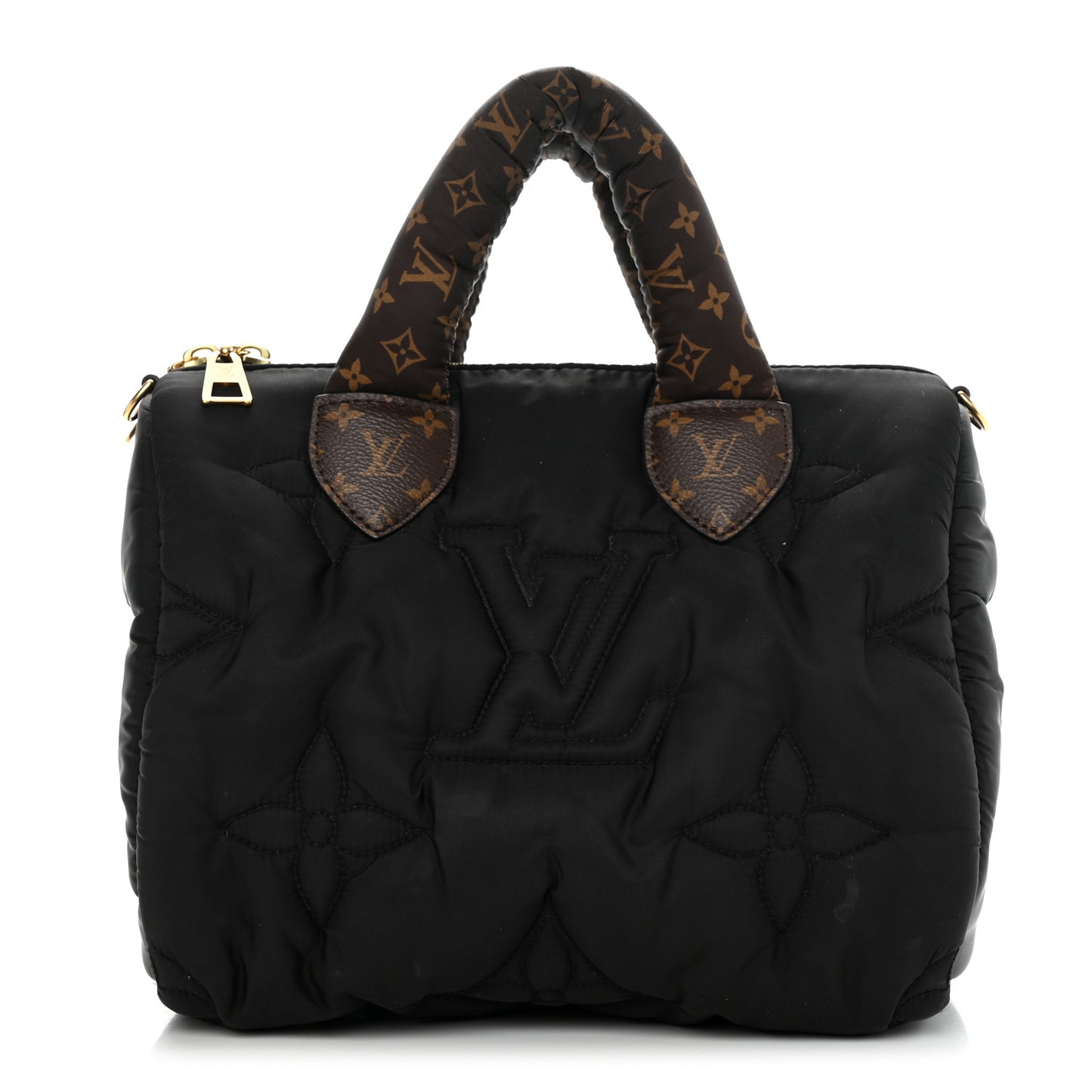 Econyl Mini Monogram Pillow Speedy Bandouliere 25 Black