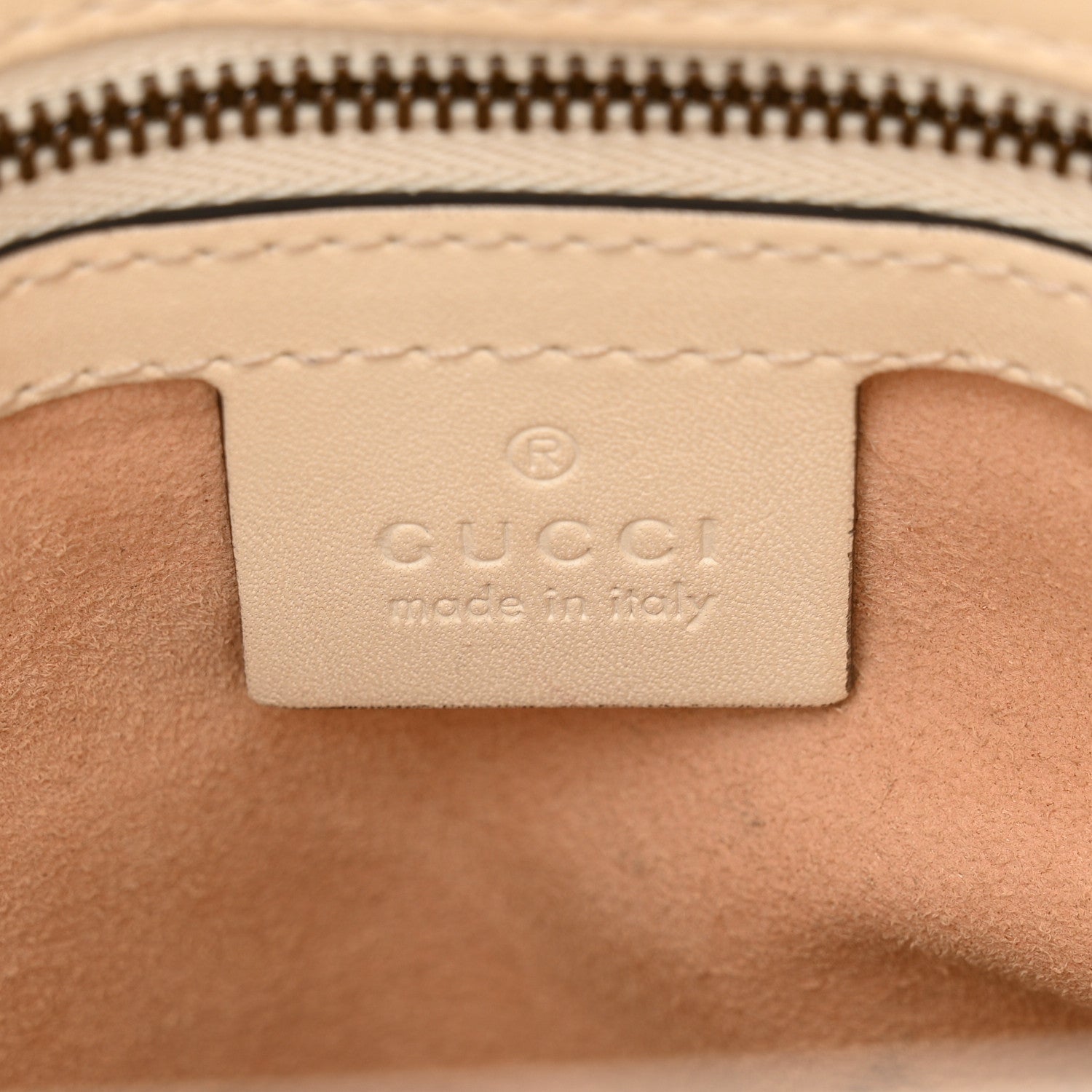 Gucci Calfskin Matelasse Medium GG Marmont Open Top Shoulder Bag White 6 of 15
