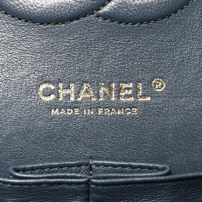 Chanel Caviar Quilted Medium Double Flap Dark Grey 7 of 10