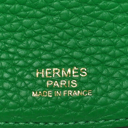 Hermes Taurillon Clemence Chevre Mysore Saut 25 Bamboo 6 of 9