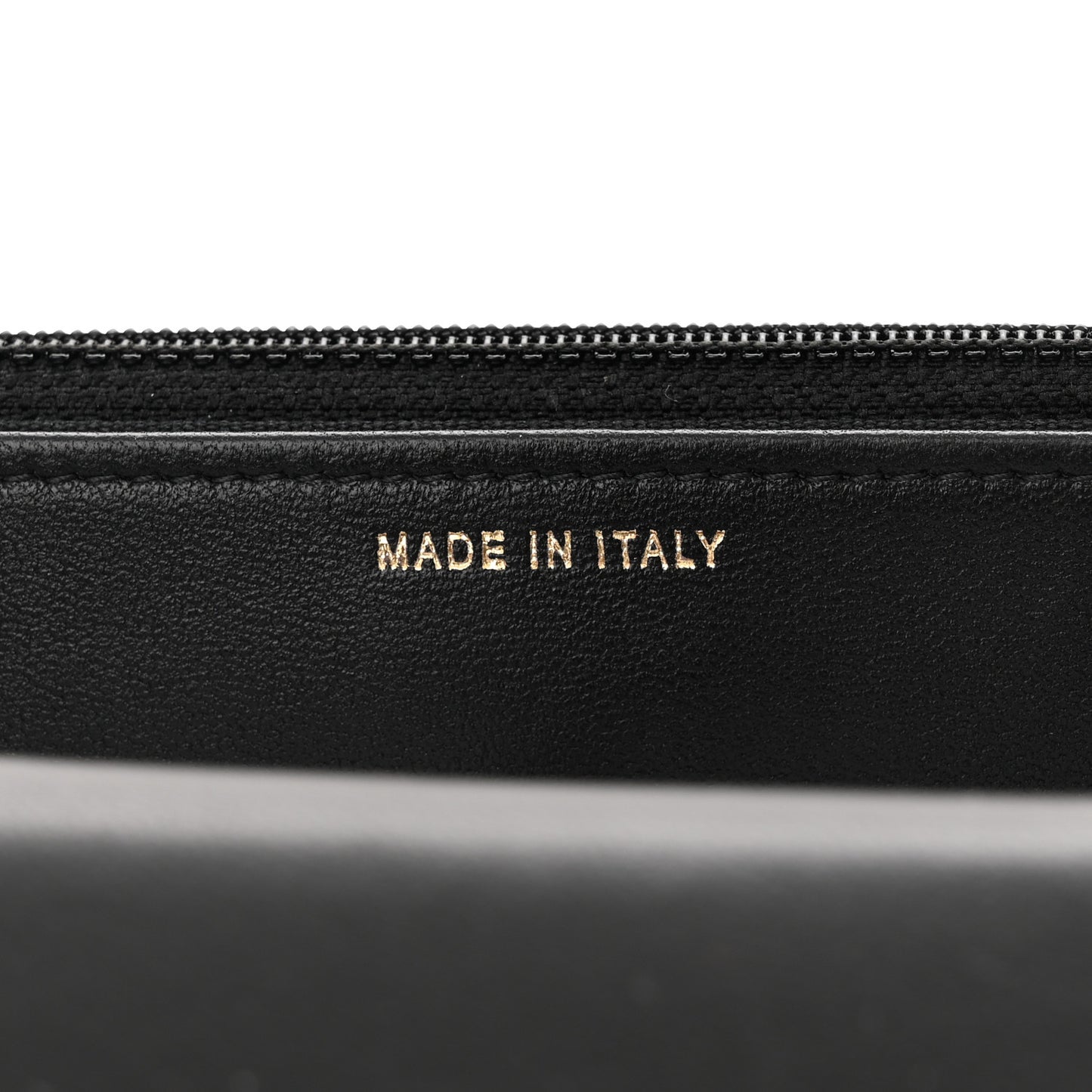 Lambskin Quilted Trendy CC Wallet On Chain WOC Black