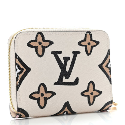 Louis Vuitton Monogram Giant Wild At Heart Zippy Coin Purse Creme 2 of 4