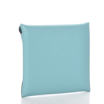 Hermes Evercolor Bastia Coin Purse Bleu Atoll 3 of 8