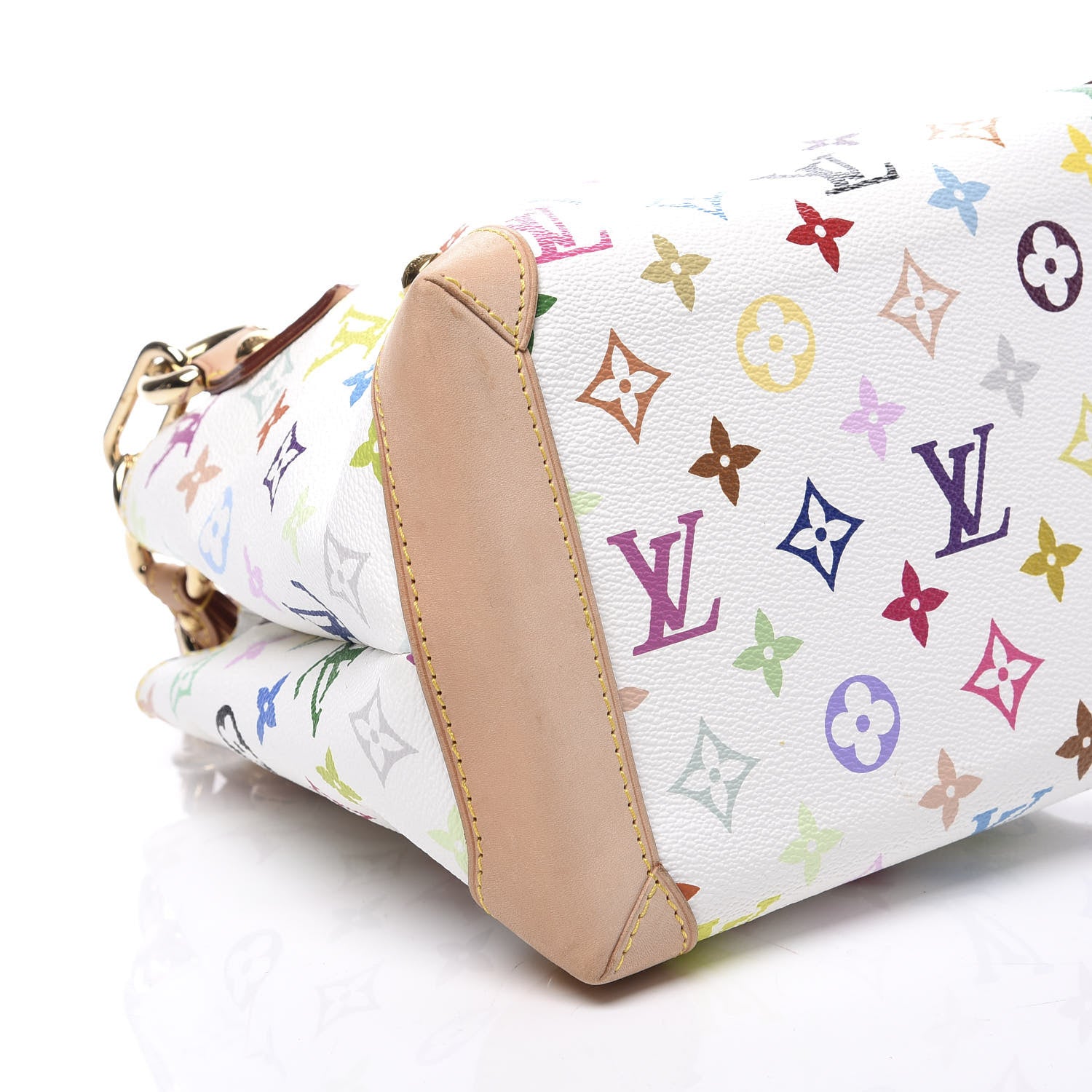 Louis Vuitton Monogram Multicolor Audra White 5 of 9
