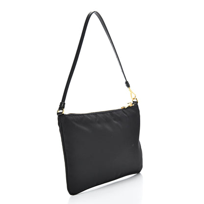 Prada Tessuto Nylon Pochette Bag Black 2 of 10