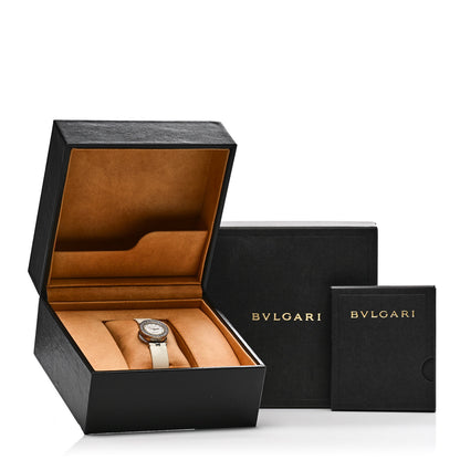 Bulgari Stainless Steel Calfskin Diamond Bezel 22mm B.Zero1 Quartz Watch 6 of 6