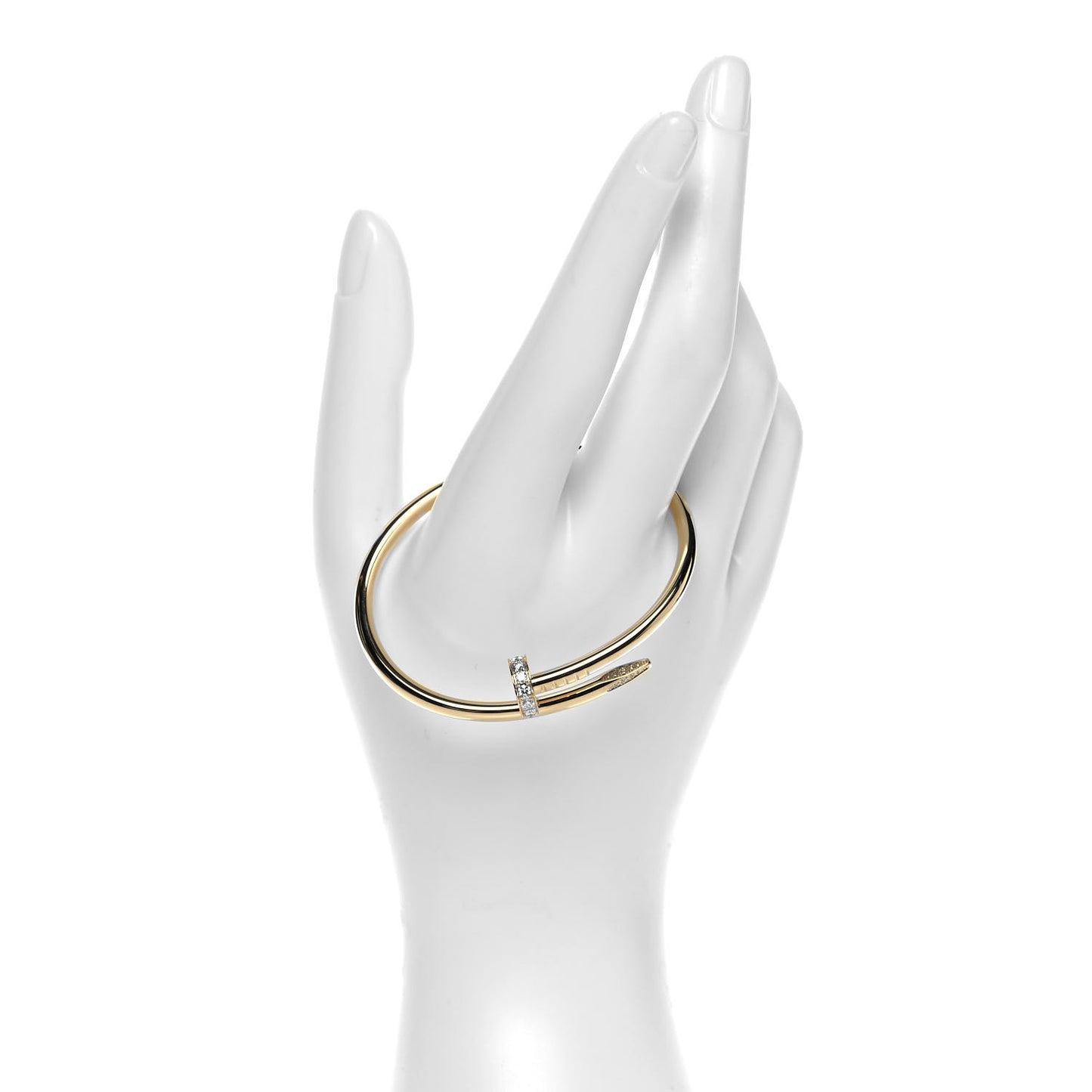 18K Yellow Gold Diamond Juste Un Clou Bracelet 16