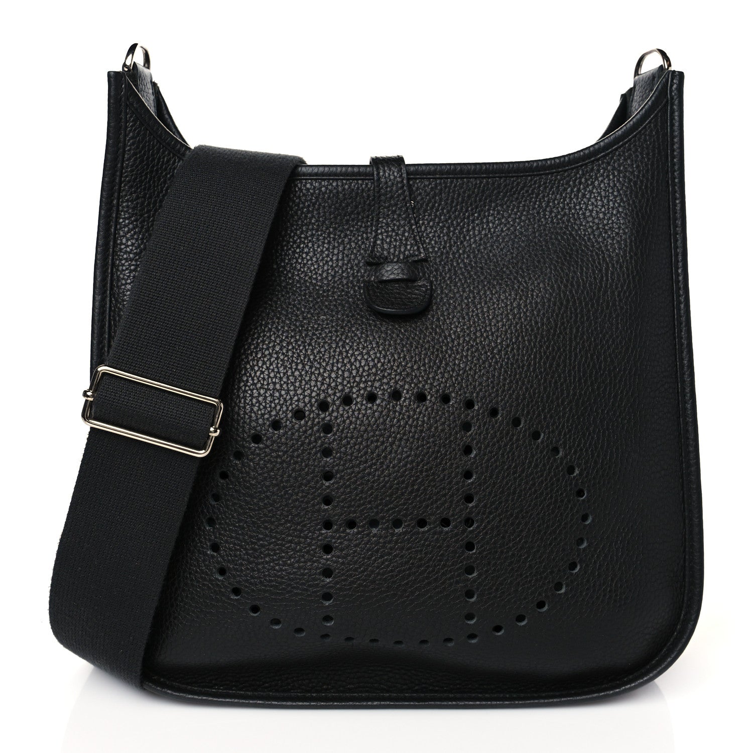 Hermes Taurillon Clemence Evelyne III PM Black 1 of 10