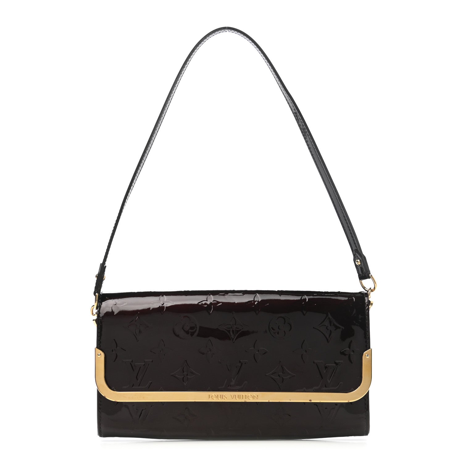 Louis Vuitton Vernis Rossmore MM Amarante 1 of 7