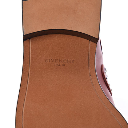 Givenchy Calfskin Studded Prue Buckle Bootie 38.5 Cognac 6 of 8