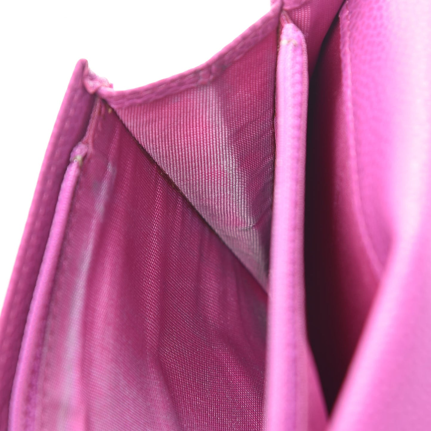 Caviar Quilted Yen Wallet Pink