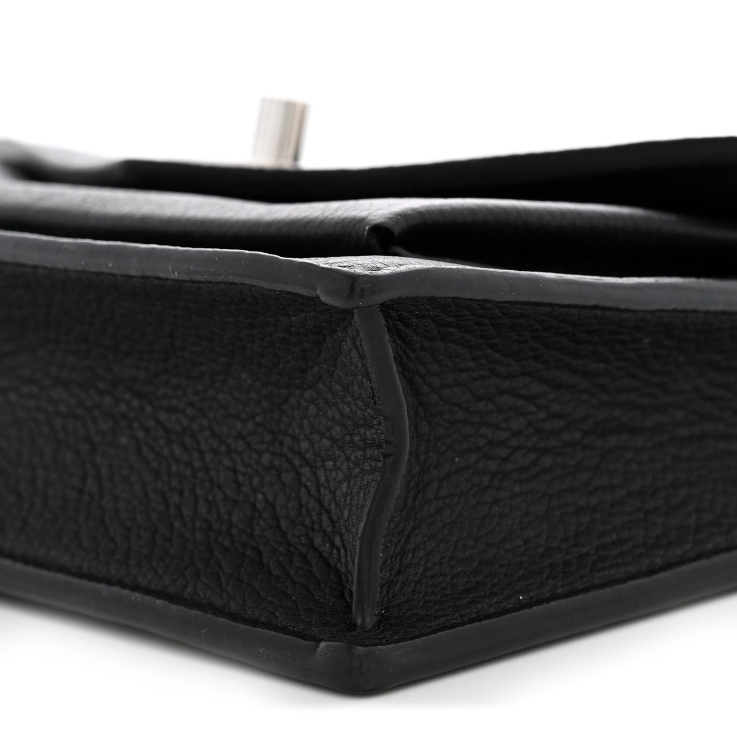 Soft Calfskin My Lockme Chain Pochette Black