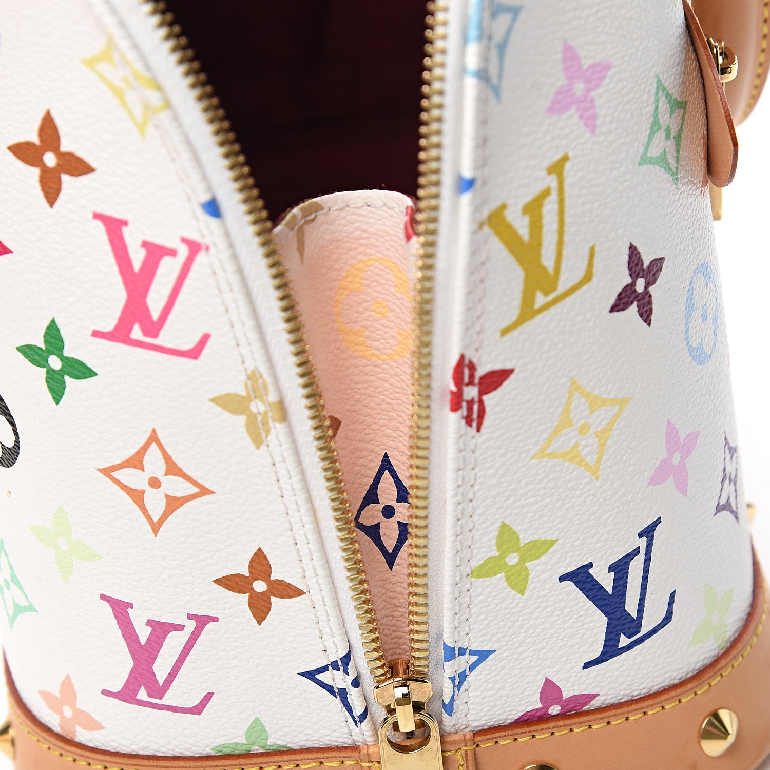 Louis Vuitton Monogram Multicolor Alma White 8 of 11