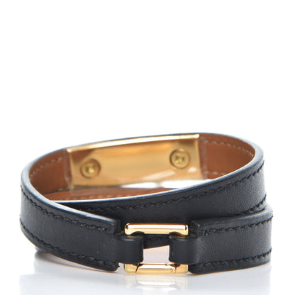 Hermes Swift Rivale Double Tour Bracelet S Black 3 of 7