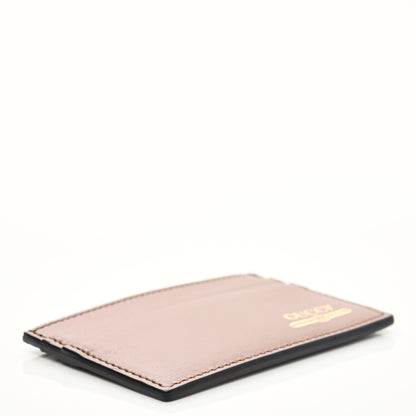 Gucci Plutone Calfskin Logo Card Holder Cuir 4 of 7