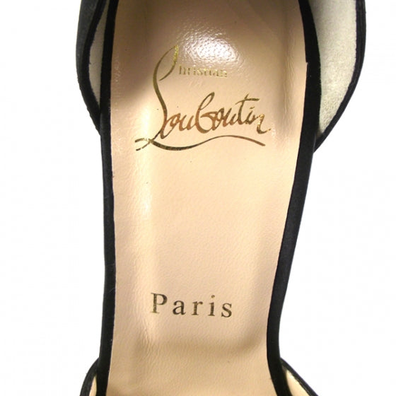 Satin Bow d'Orsay Pumps 38.5