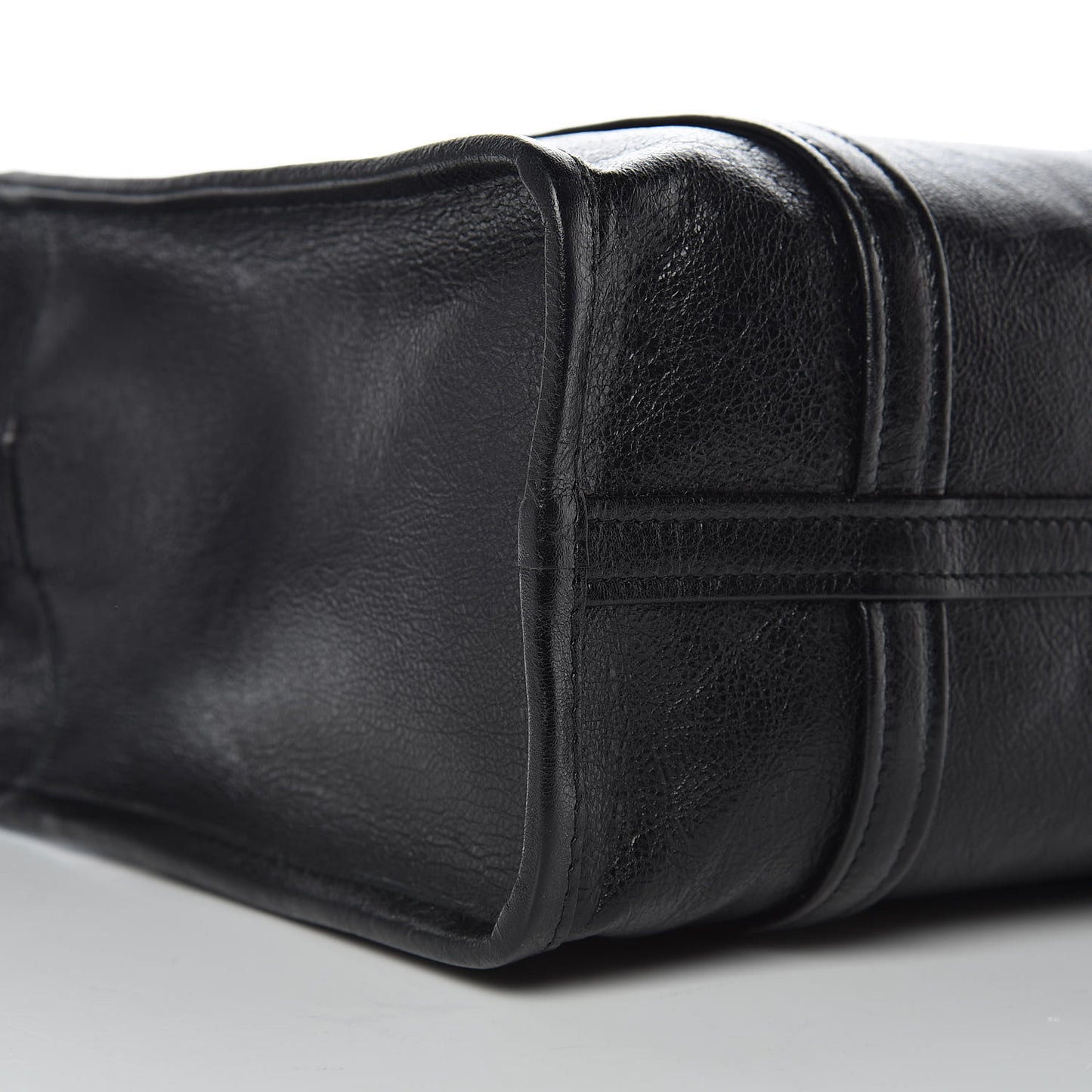 Agneau Small Bazar Shopper Tote Black