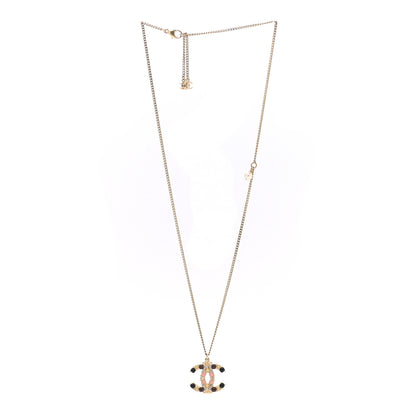 Chanel Crystal Gripoix CC Necklace Gold Multicolor 4 of 7