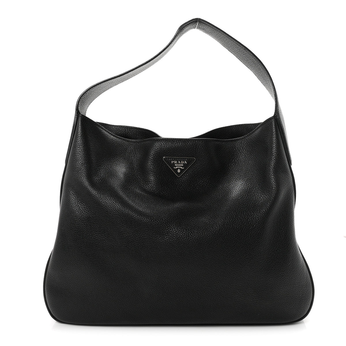 Prada Vitello Daino Hobo Black 1 of 11