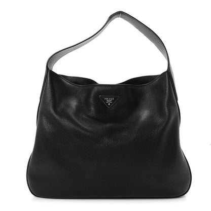 Prada Vitello Daino Hobo Black 1 of 11
