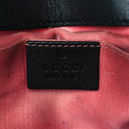 Gucci Velvet Matelasse Mini GG Marmont Shoulder Bag Black 6 of 17