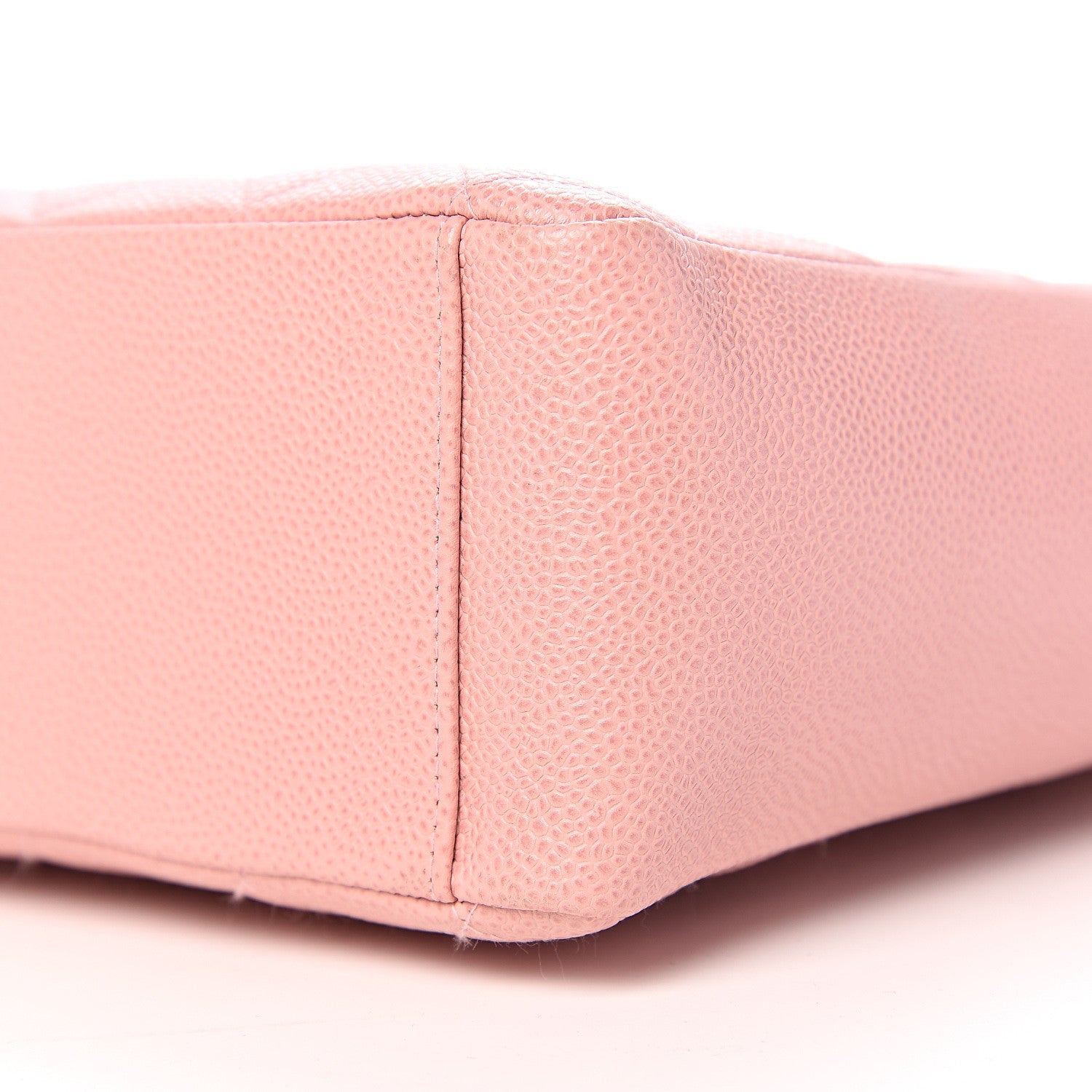 Chanel Caviar Quilted Petit Shopping Tote PST Pink 8 of 9