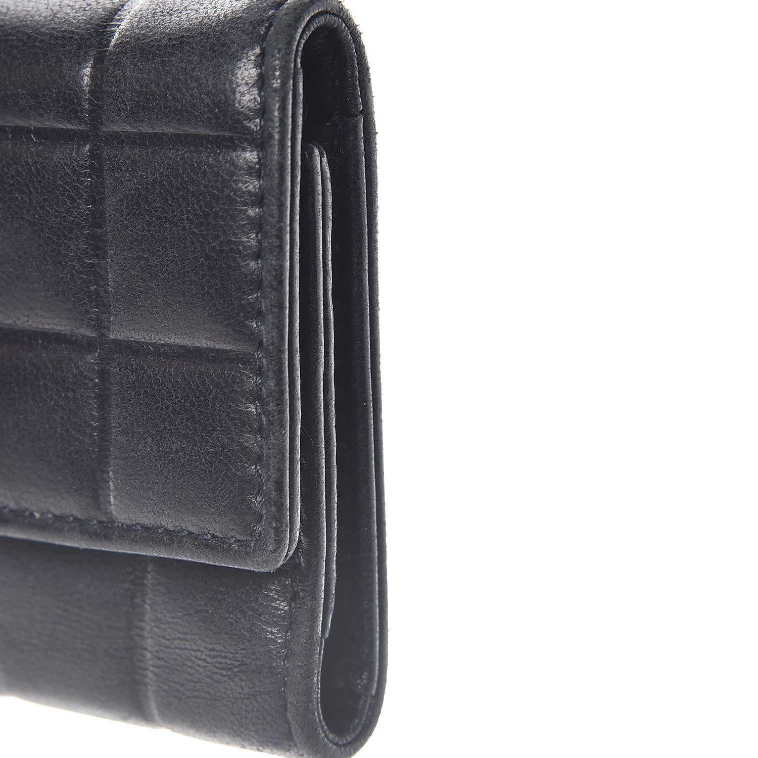 Chanel Lambskin Chocolate Bar 6 Key Holder Blue 9 of 11