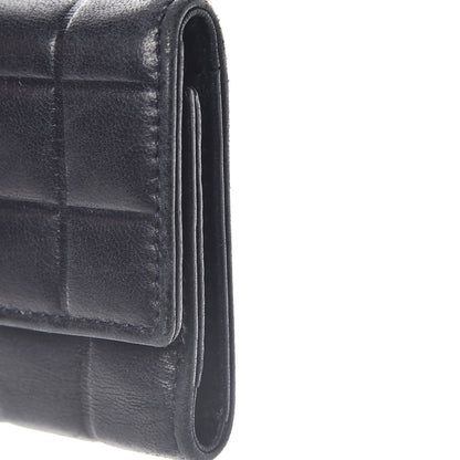 Chanel Lambskin Chocolate Bar 6 Key Holder Blue 9 of 11