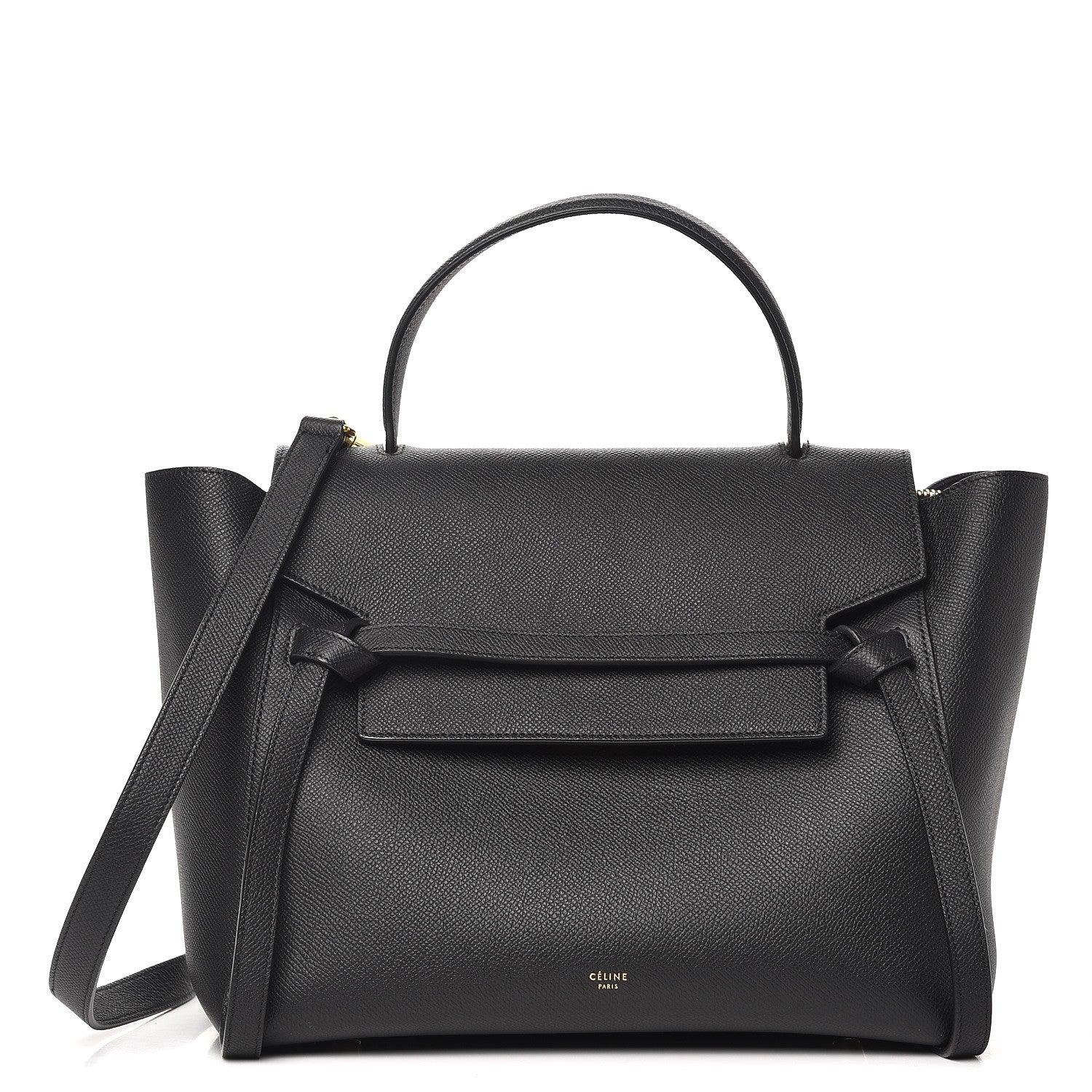 Celine Grained Calfskin Mini Belt Bag Black 1 of 8