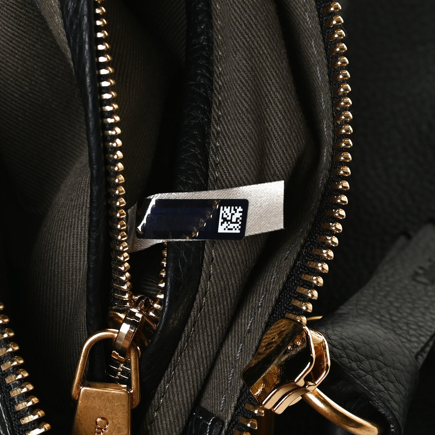 Calfskin Small Marcie Satchel Black