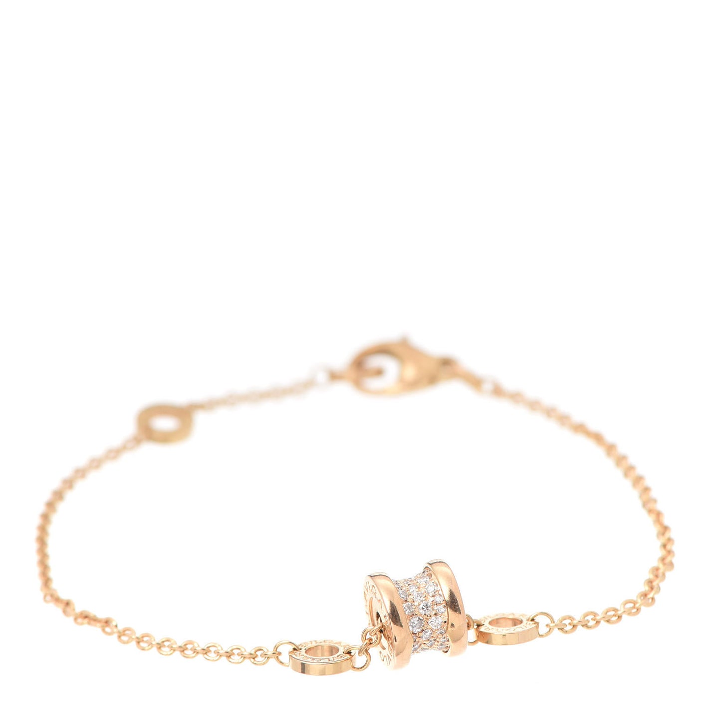 18K Rose Gold Diamond B.Zero1 Bracelet SM