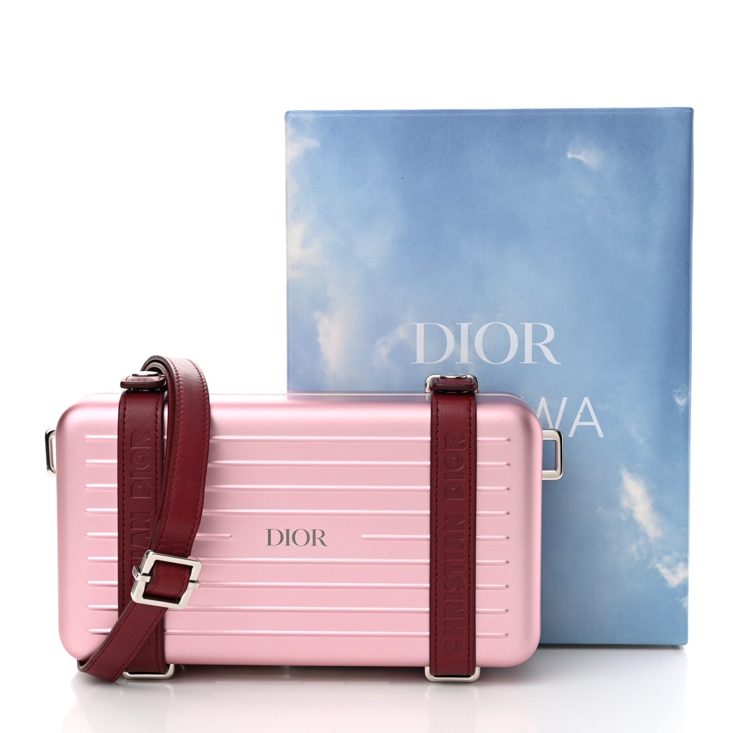 Christian Dior X RIMOWA Aluminum Personal Clutch On Strap Rose 11 of 11