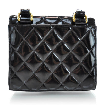 Chanel Patent Flap Bag Black 3 of 12