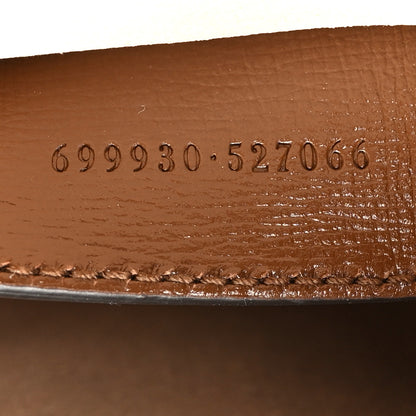 Gucci GG Supreme Monogram Azalea Calfskin Web Jackie 1961 Belt Bag 100 40 Beige Ebony Brown Sugar 7 of 10