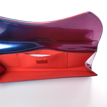 Christian Louboutin Patent Scarabe Pigalle Clutch Rose Digitale 5 of 6