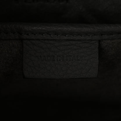 Celine Drummed Calfskin Nano Luggage Kohl 7 of 11