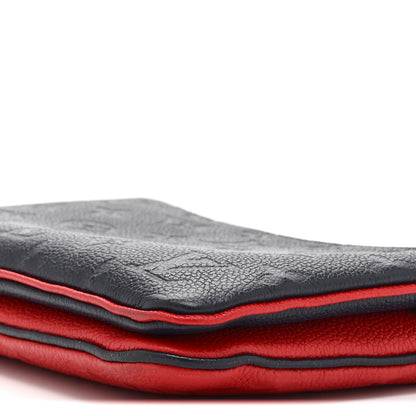 Louis Vuitton Empreinte Double Zip Pochette Marine Rouge 10 of 10