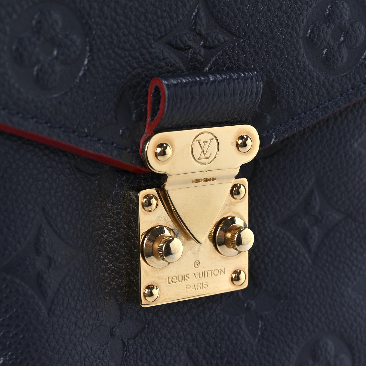 Louis Vuitton Empreinte Pochette Metis Marine Rouge 7 of 12