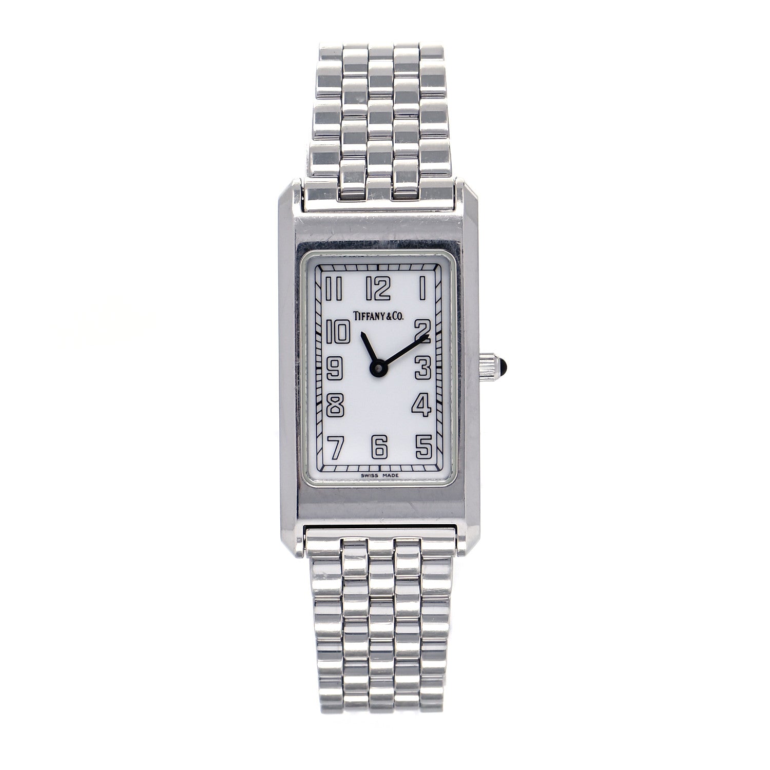 Tiffany Stainless Steel 20mm Classic Quartz Watch 1 of 5