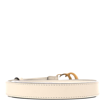 Gucci Calfskin Double G 20mm Belt 85 34 Mystic White 2 of 6