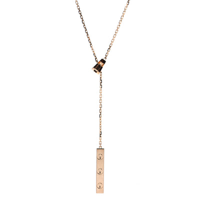 Cartier 18K Yellow Gold LOVE Lariat Necklace 2 of 6