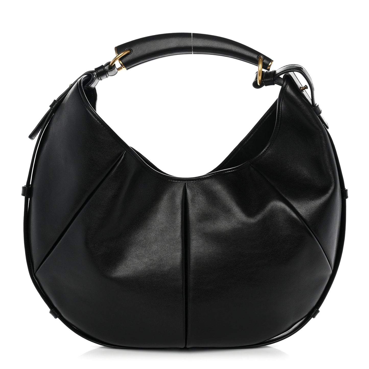 Calfskin Mombasa Shoulder Bag Black