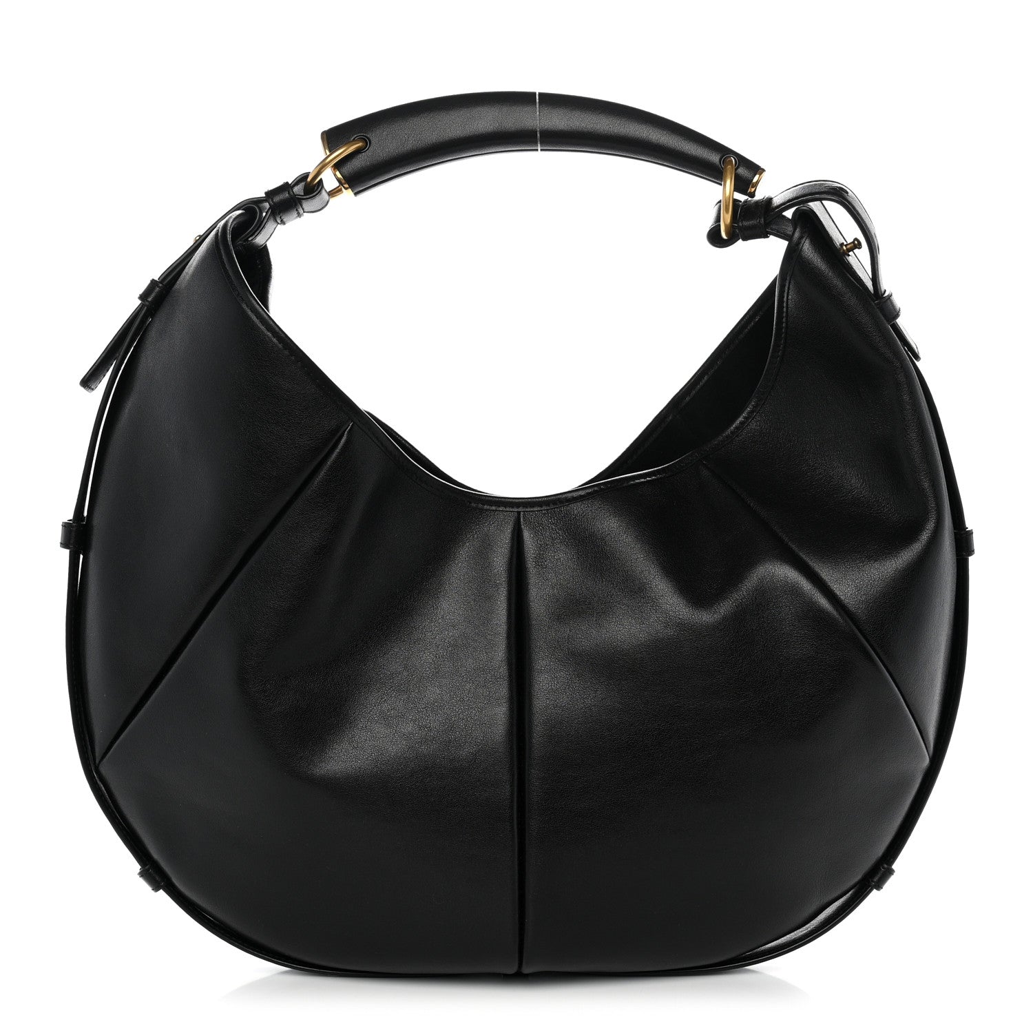 Saint Laurent Calfskin Mombasa Shoulder Bag Black 1 of 10
