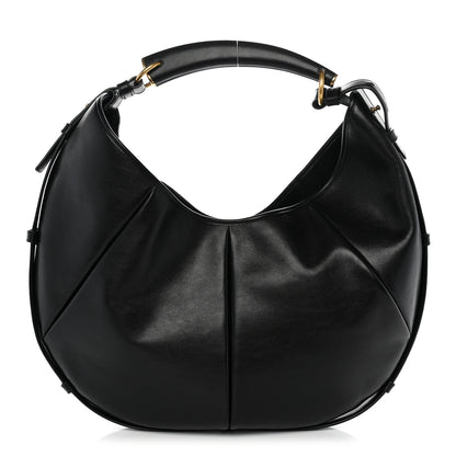 Saint Laurent Calfskin Mombasa Shoulder Bag Black 1 of 10