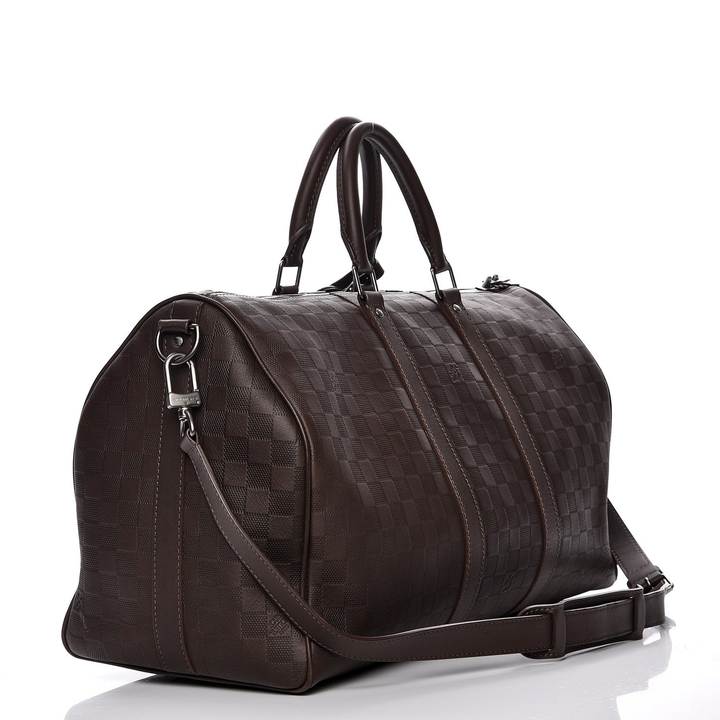 Damier Infini Keepall Bandouliere 45 Meteor