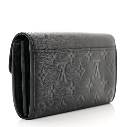 Louis Vuitton Empreinte Sarah Wallet NM Black 3 of 12
